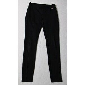 Michael Kors XS Black Pull-On Dress Pants Slim Tapered Career Quiet Luxury